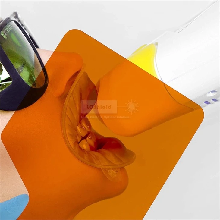 Handheld Orange Laser Protective Panel