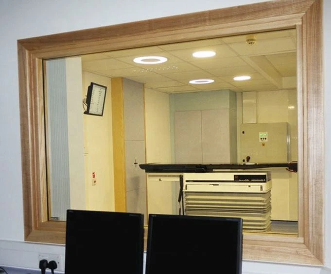 Hospital CT Room X-ray Lead Glass Window, X-ray Lead Glass Used For Radiation Protection factory