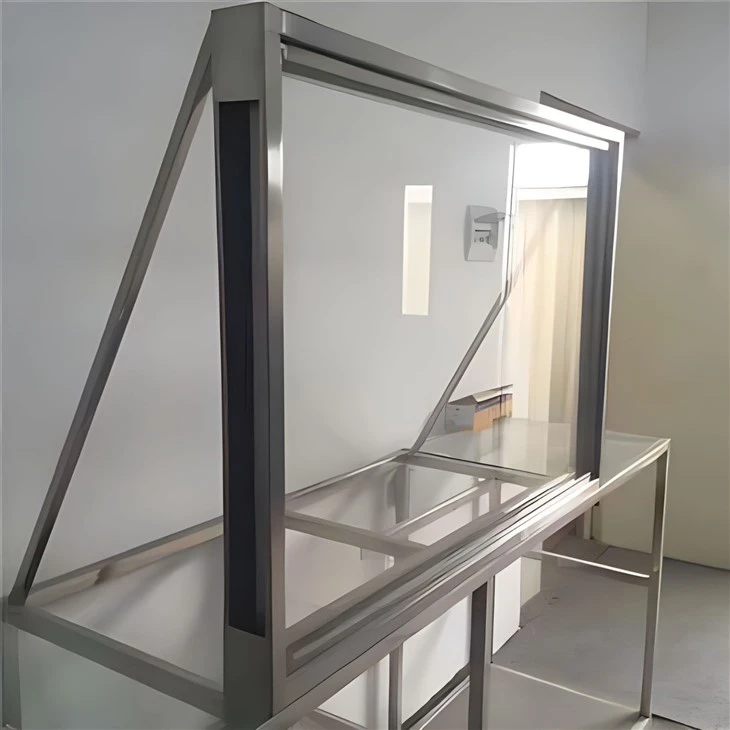 Hospital CT Room X-ray Lead Glass Window, X-ray Lead Glass Used For Radiation Protection high quality