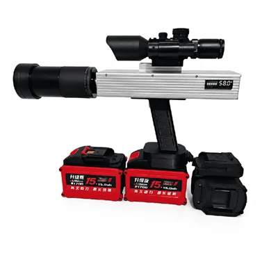 System Tanio Laser Proffesiynol 1000W gyda Lens Ffocws Telesgopig a Dyluniad Batri Deuol