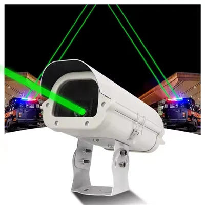 10W RGB Awyr Agored RGB Laser Golau Symudol Cylchdroi Rheilffordd To Laser Taflunydd Golau Laser