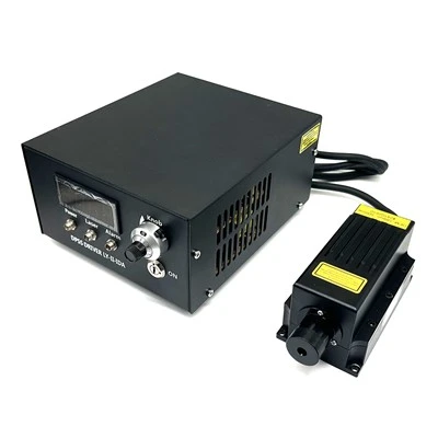589nm 500mw DPSS Laser System Lab Pŵer Addasadwy Laserau Melyn